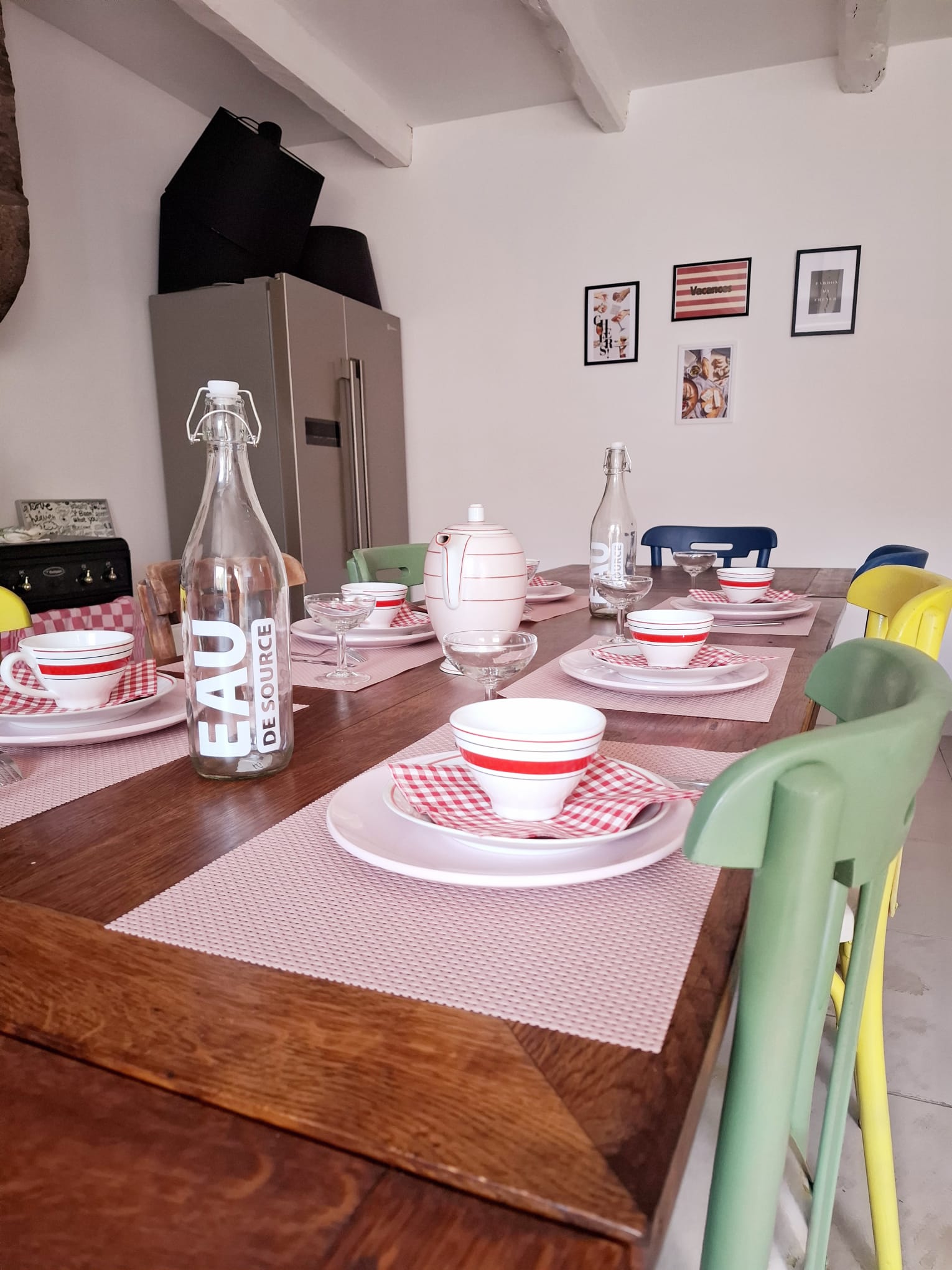 Cuisine équipée du gîte Chez Pépé Lucien